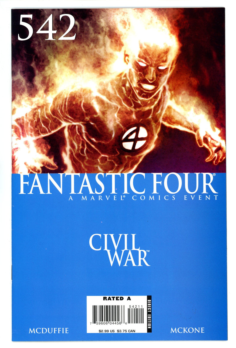 Fantastic Four Vol 3 542 High Grade (2007) 