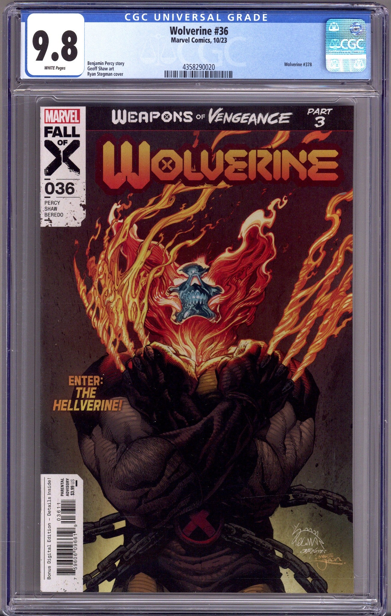 Wolverine Vol 7 36 CGC 9.8 (NM/M) (2023) 