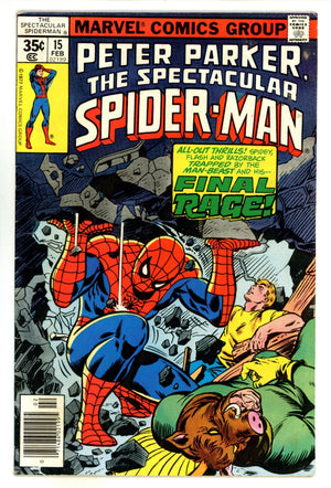 The Spectacular Spider-Man Vol 1 15  Low Grade   (1978)