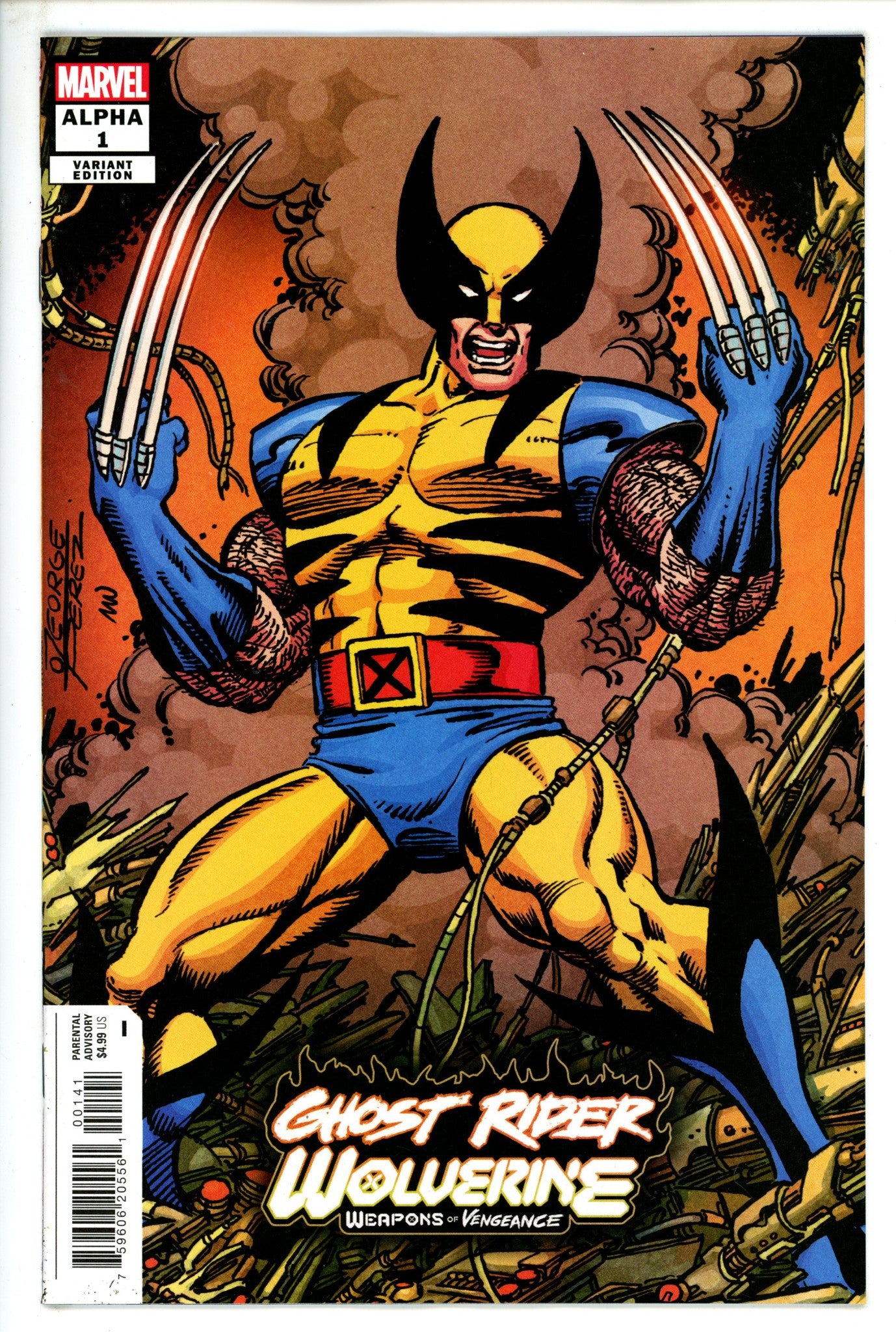 Ghost Rider Wolverine Weapons Vengeance Alpha 1 Perez Variant (2023)