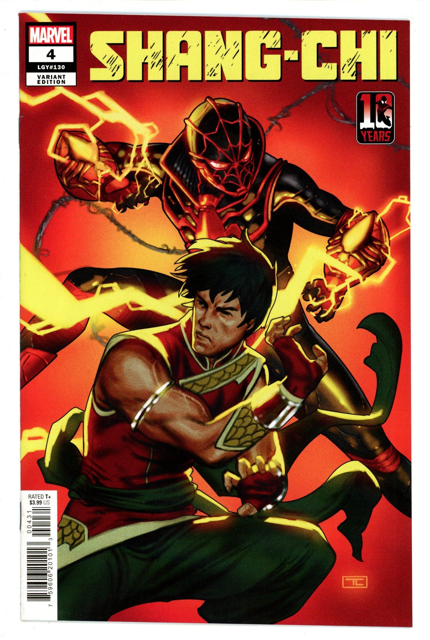 Shang-Chi Vol 1 4 (130) High Grade (2021) Clarke Variant 