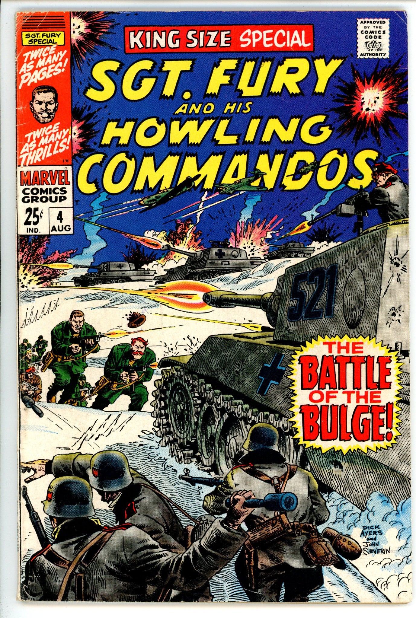 Sgt. Fury Annual 4 FN- (5.5) (1968) 