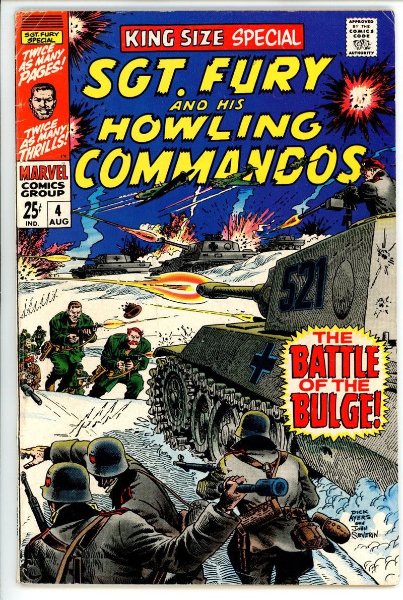 Sgt. Fury Annual 4 FN- (5.5) (1968) 