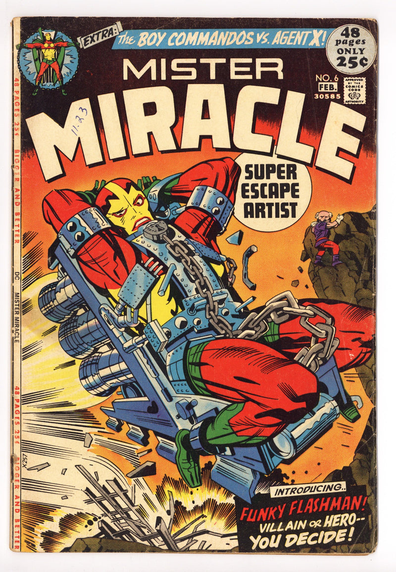 Mister Miracle Vol 1 6 VG+ (4.5) (1972) 