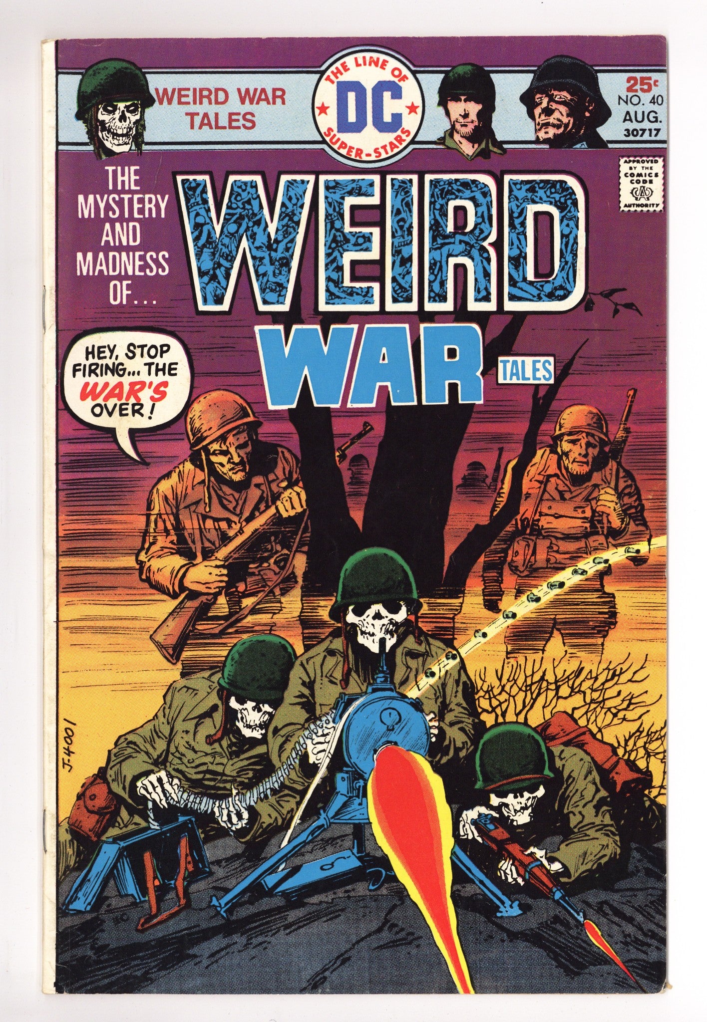 Weird War Tales Vol 1 40 VG+ (4.5) (1975) 