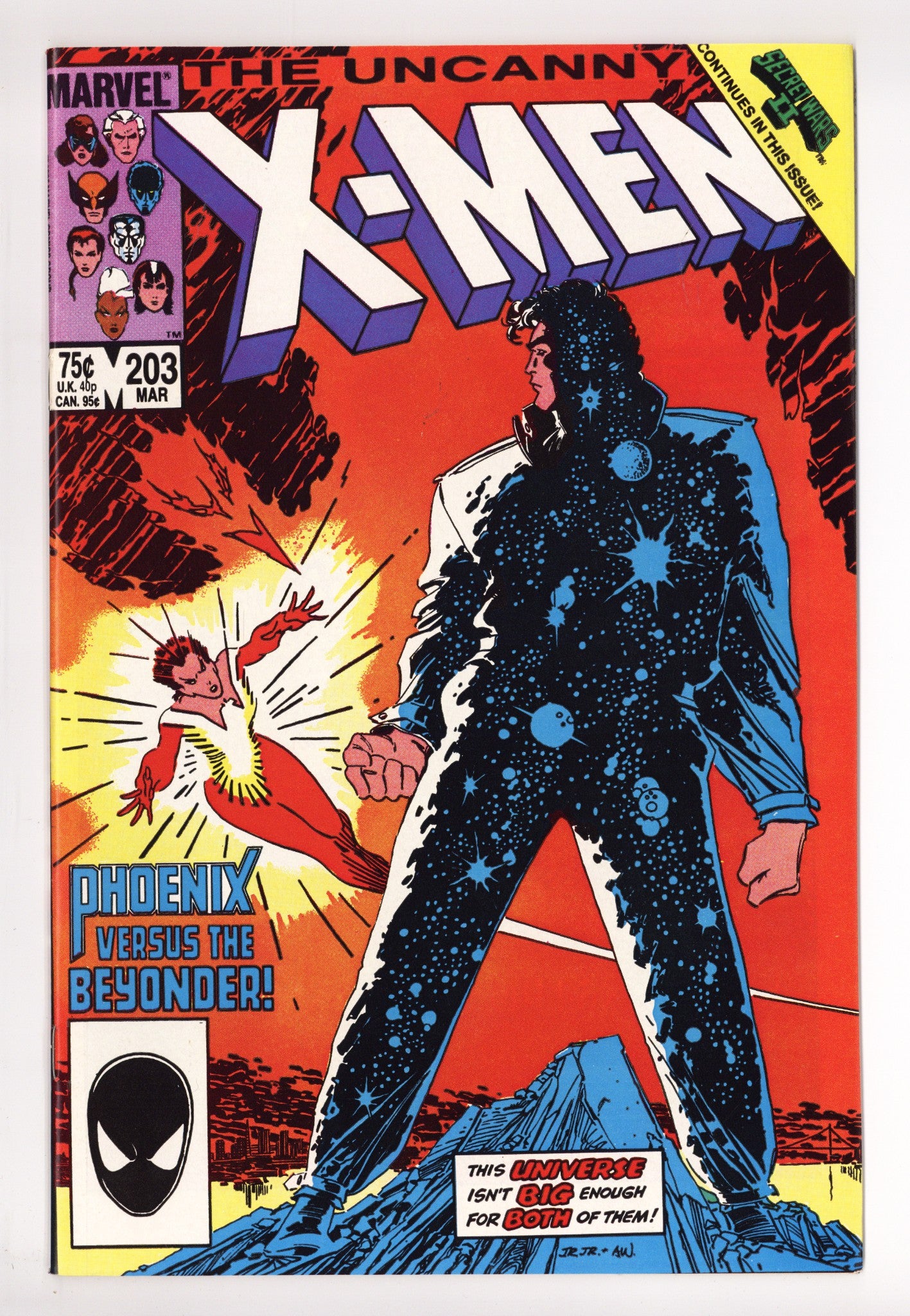 The Uncanny X-Men Vol 1 203 High Grade (1986) 