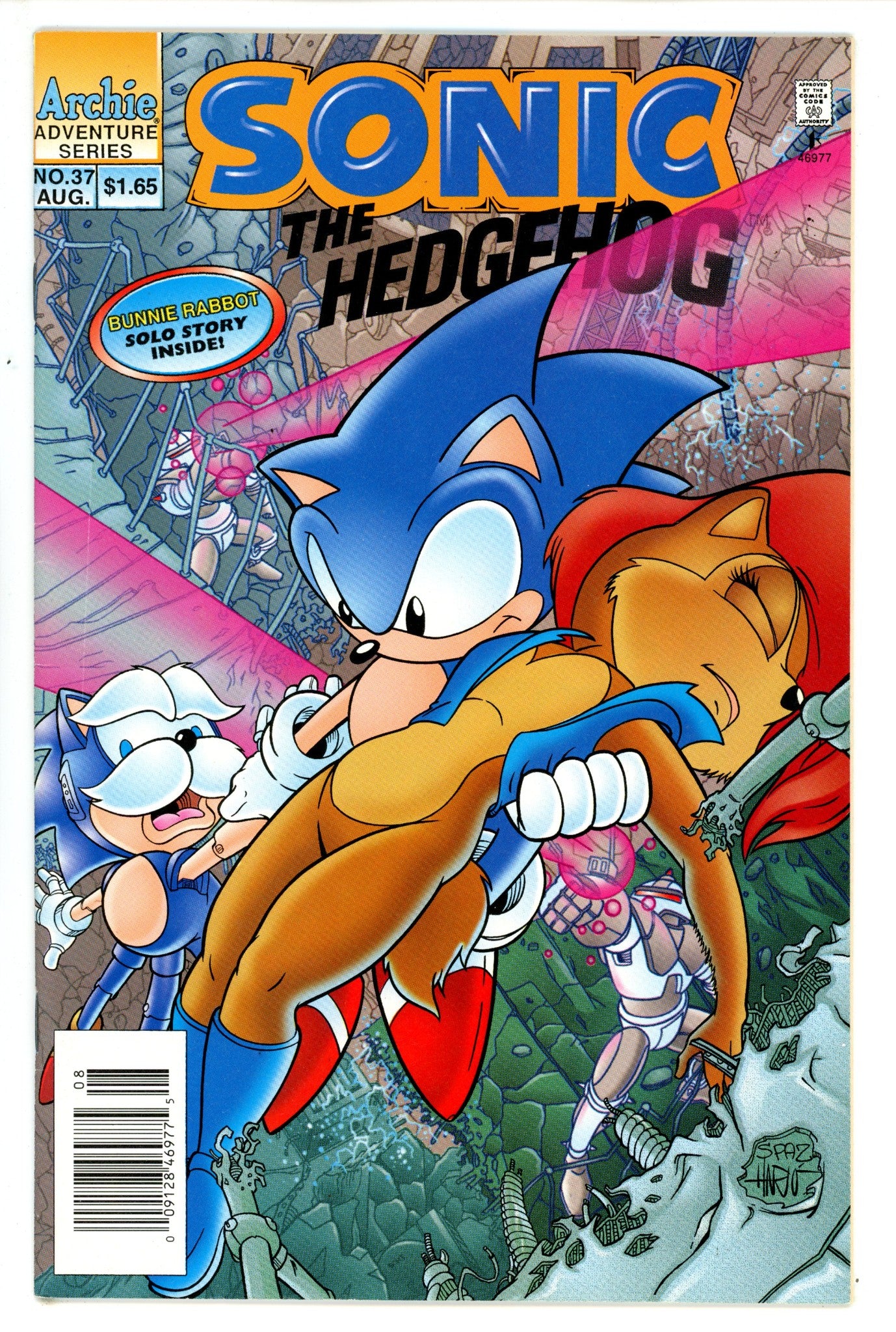 Sonic the Hedgehog Vol 2 37 FN- (5.5) (1996) Canadian Price Variant 