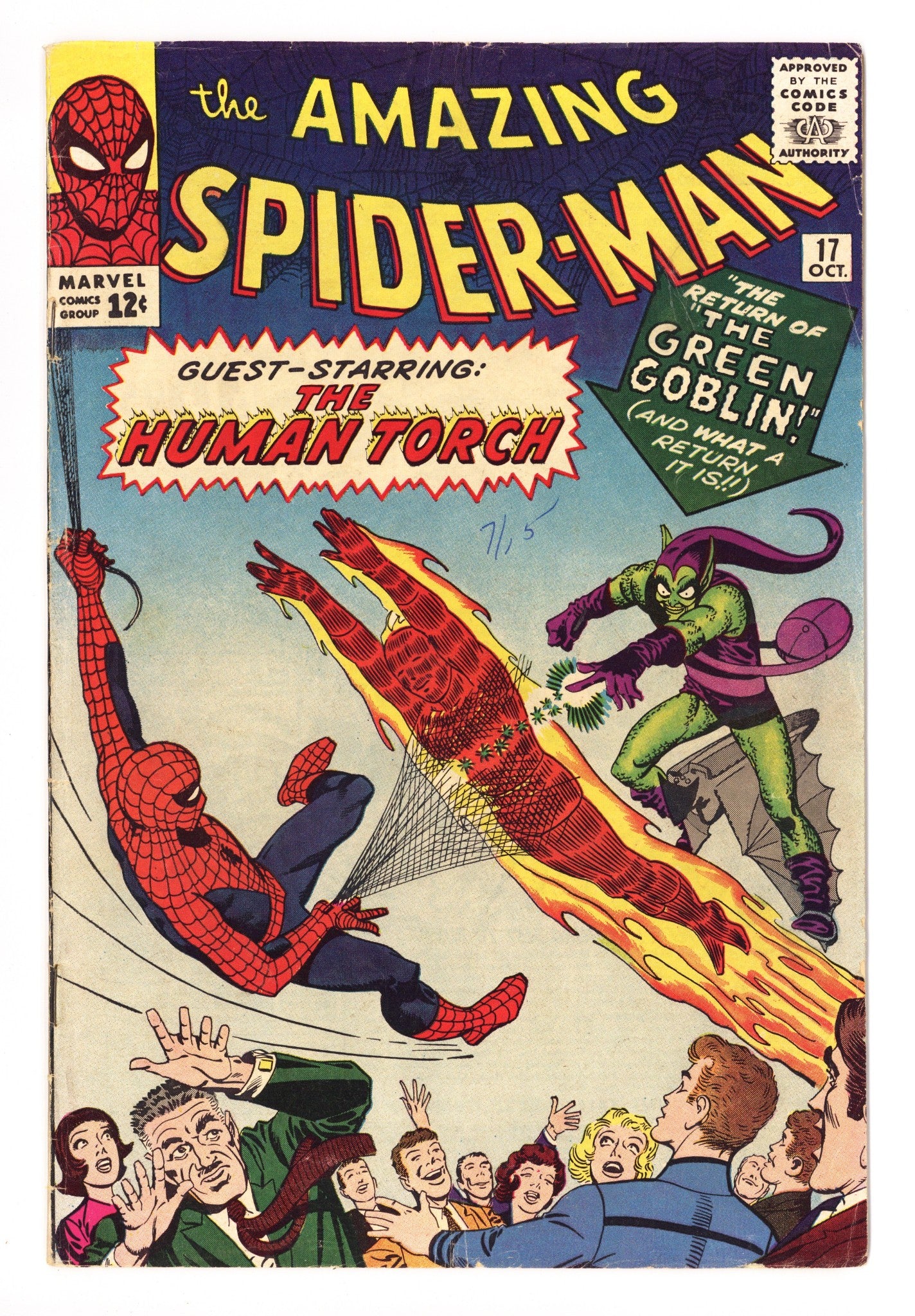 The Amazing Spider-Man Vol 1 17 VG+ (4.5) (1964) 