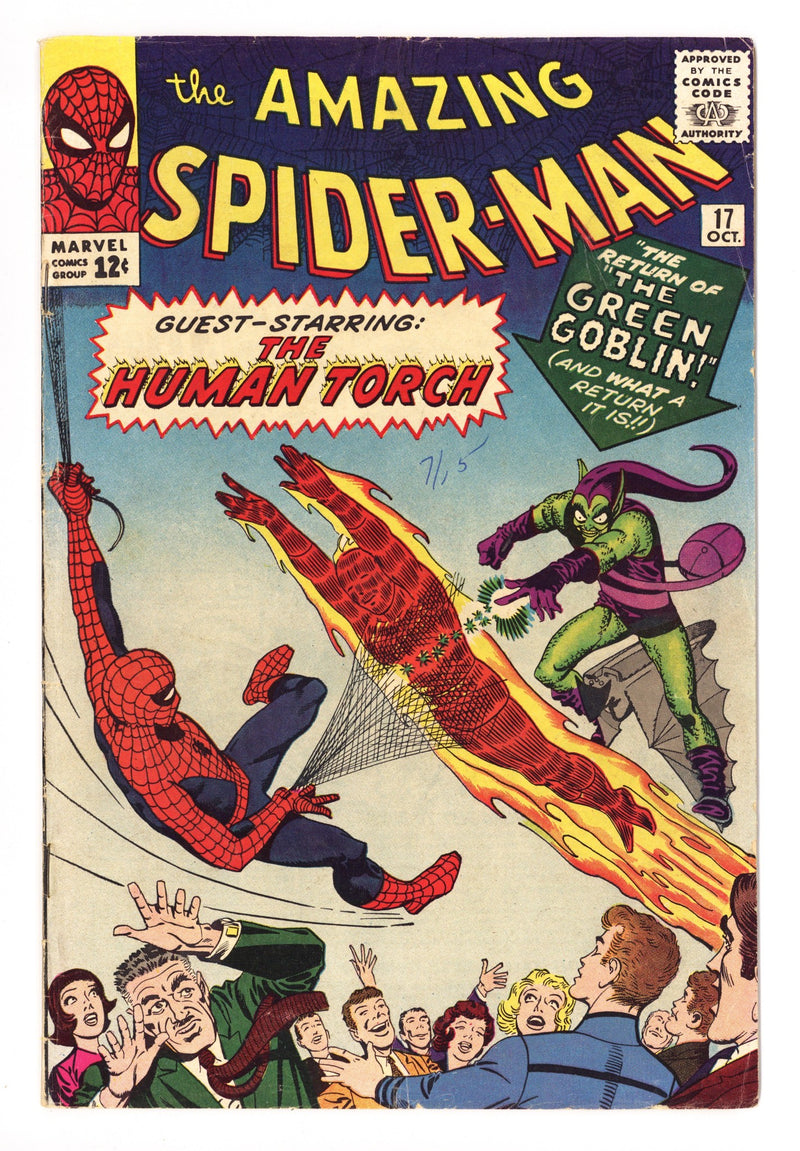 The Amazing Spider-Man Vol 1 17 VG+ (4.5) (1964) 