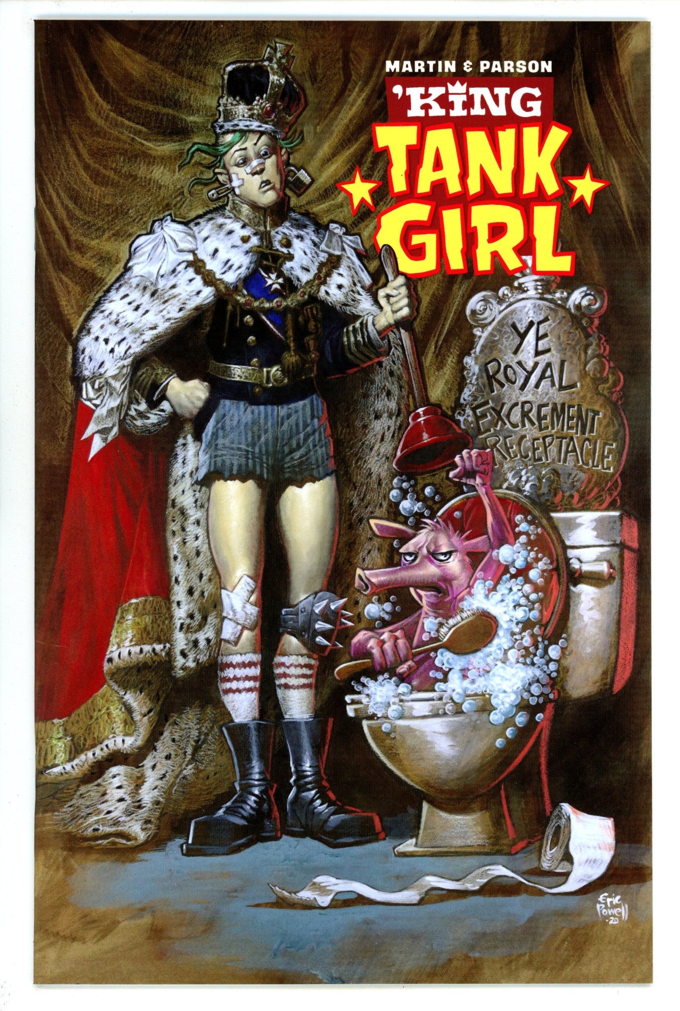 King Tank Girl 1 High Grade (2020) Powell Variant 