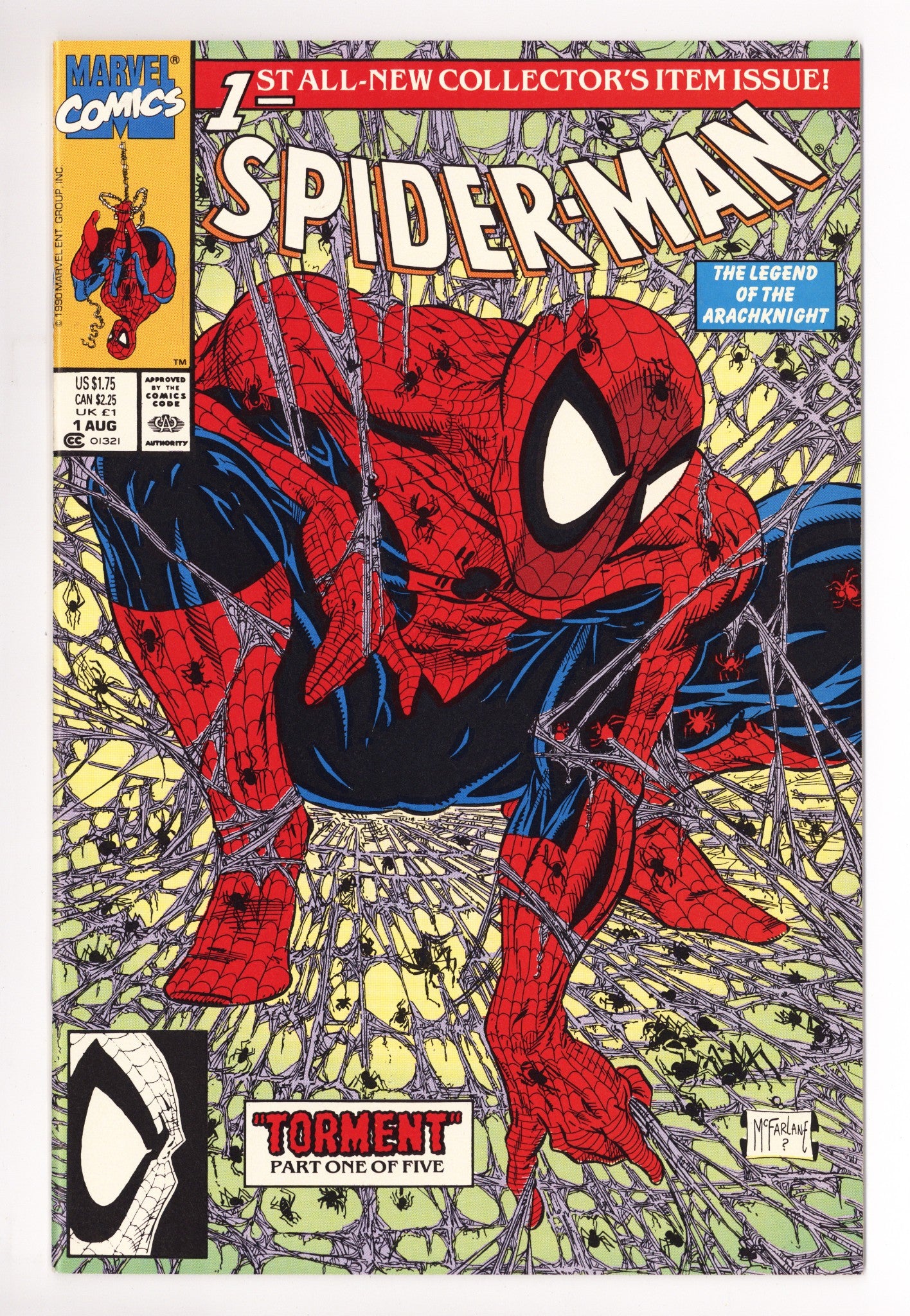 Spider-Man Vol 1 1 NM- (9.2) (1990) 