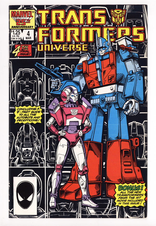 The Transformers Universe 4 Mid Grade (1987)