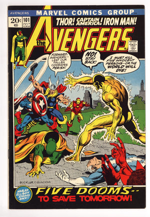 The Avengers Vol 1 101 VF (8.0) (1972)