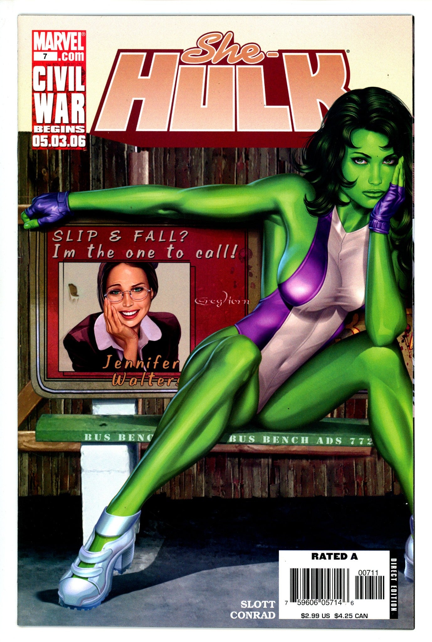 She-Hulk Vol 2 7 VF+ (2006)