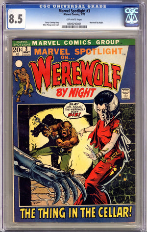 Marvel Spotlight Vol 1 3 CGC 8.5 (VF+) (1972)