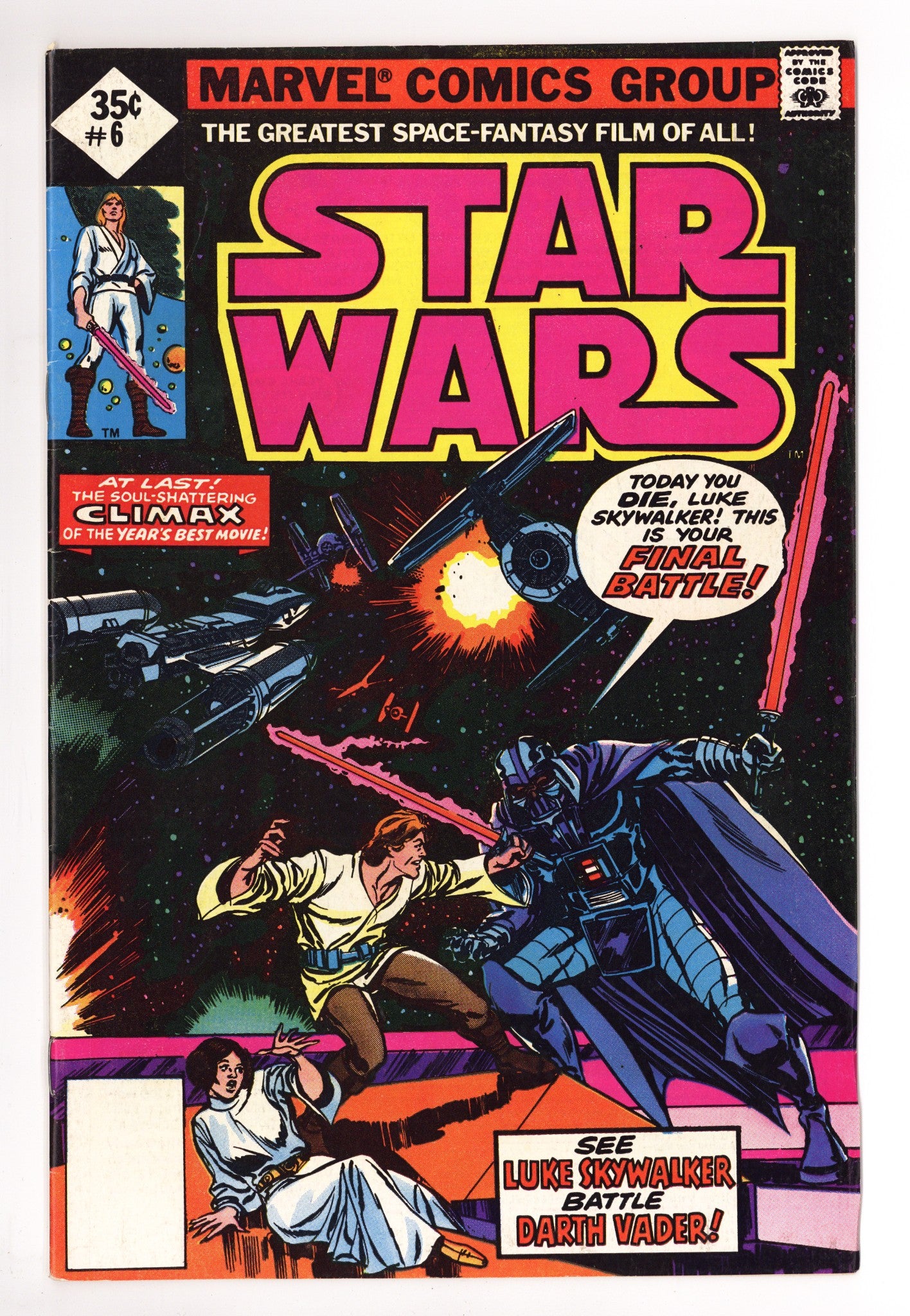 Star Wars Vol 1 6 FN/VF (7.0) Whitman (1977) 