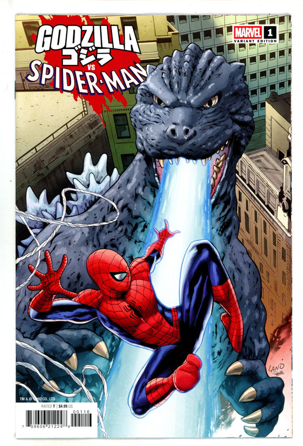 Godzilla Vs. Spider-Man 1 Land Incentive Variant NM- (2025)
