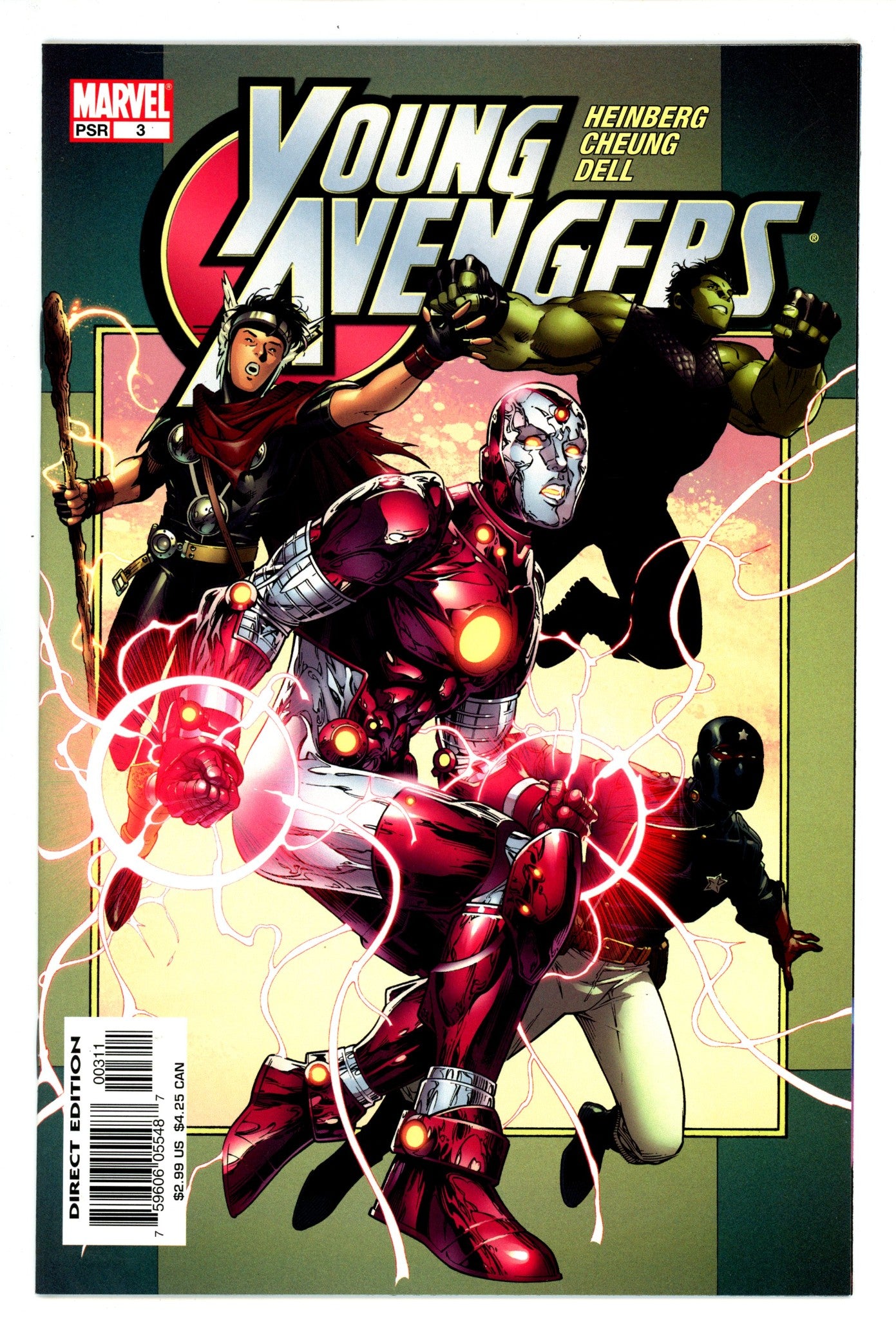 Young Avengers Vol 1 3 NM- (9.2) (2005) 
