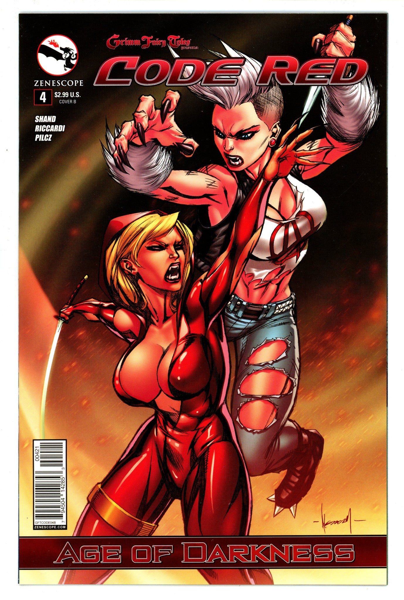 Grimm Fairy Tales Presents Code Red 4 High Grade (2015) Garza Variant 