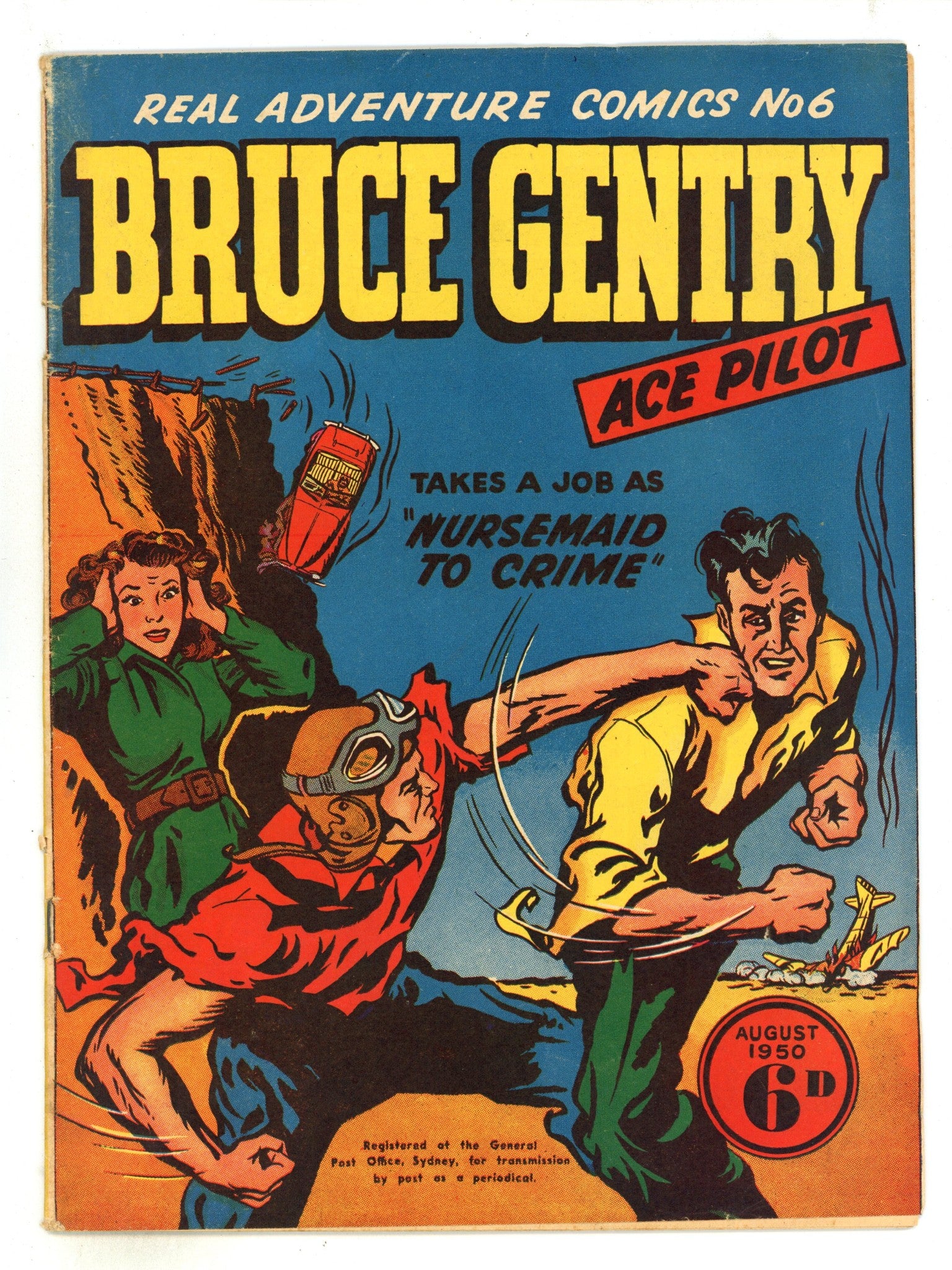 Real Adventure Comics 6 FN- (5.5) (1950) 