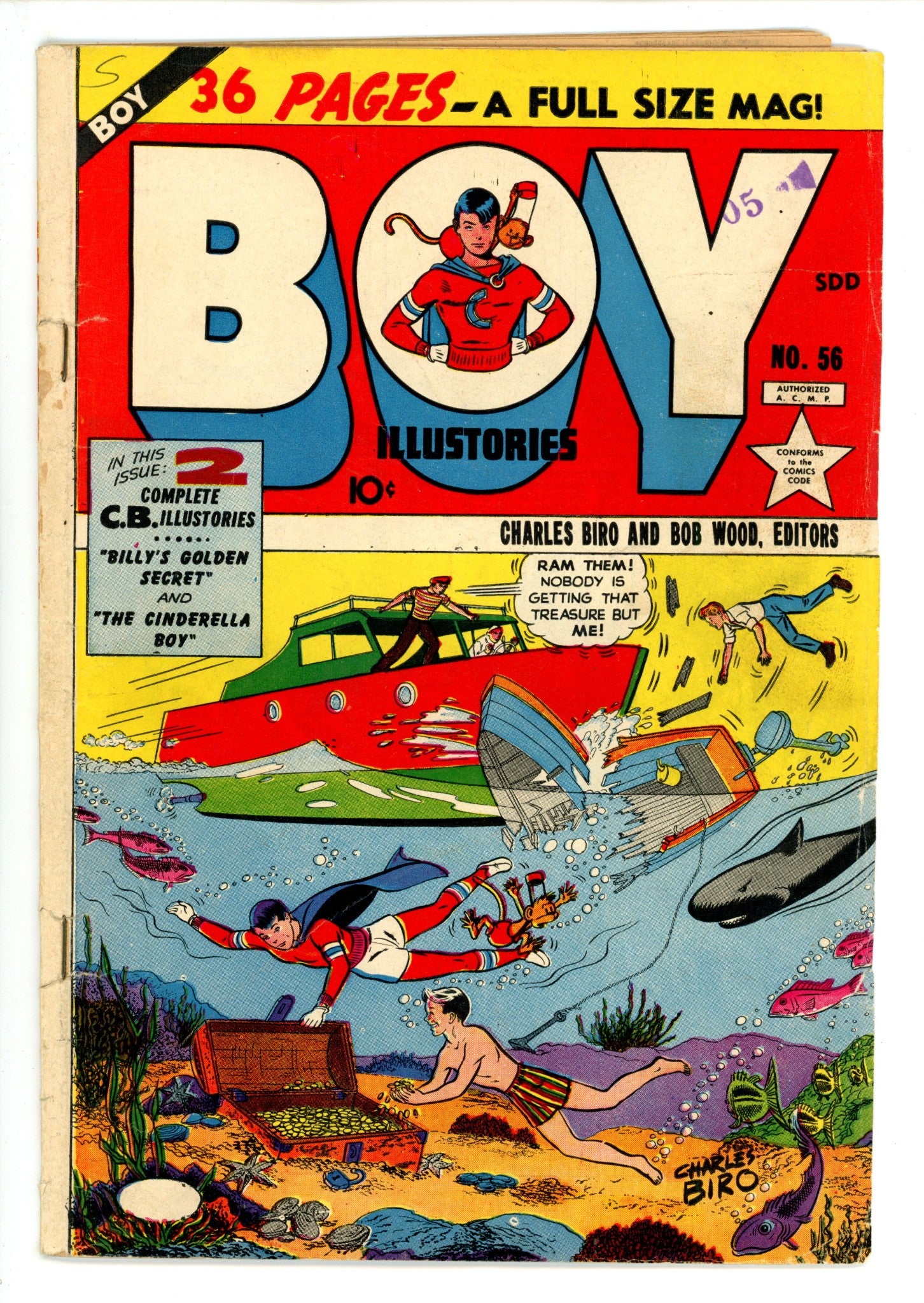 Boy Comics 56 GD+ (2.5) (1950) 