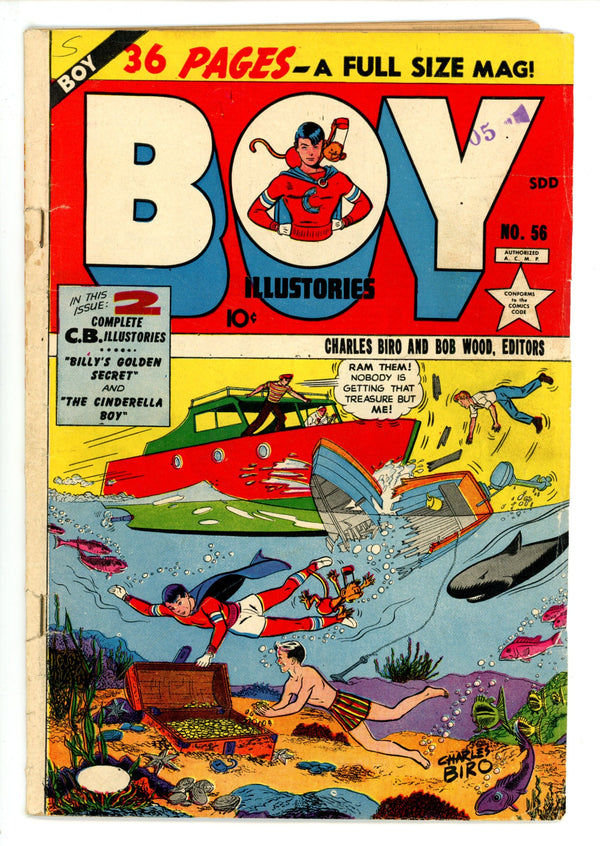 Boy Comics 56 GD+ (2.5) (1950)