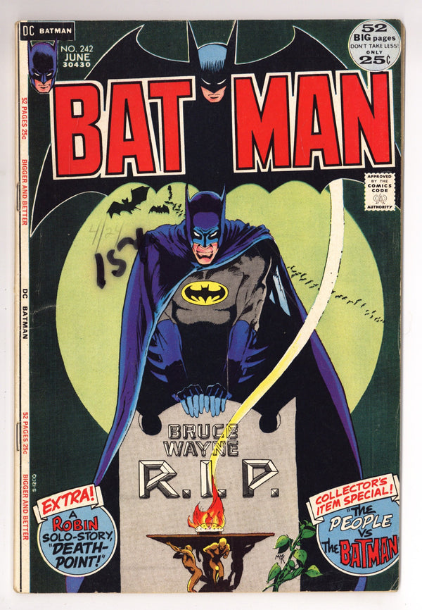 Batman Vol 1 242 VG/FN (5.0) (1972)