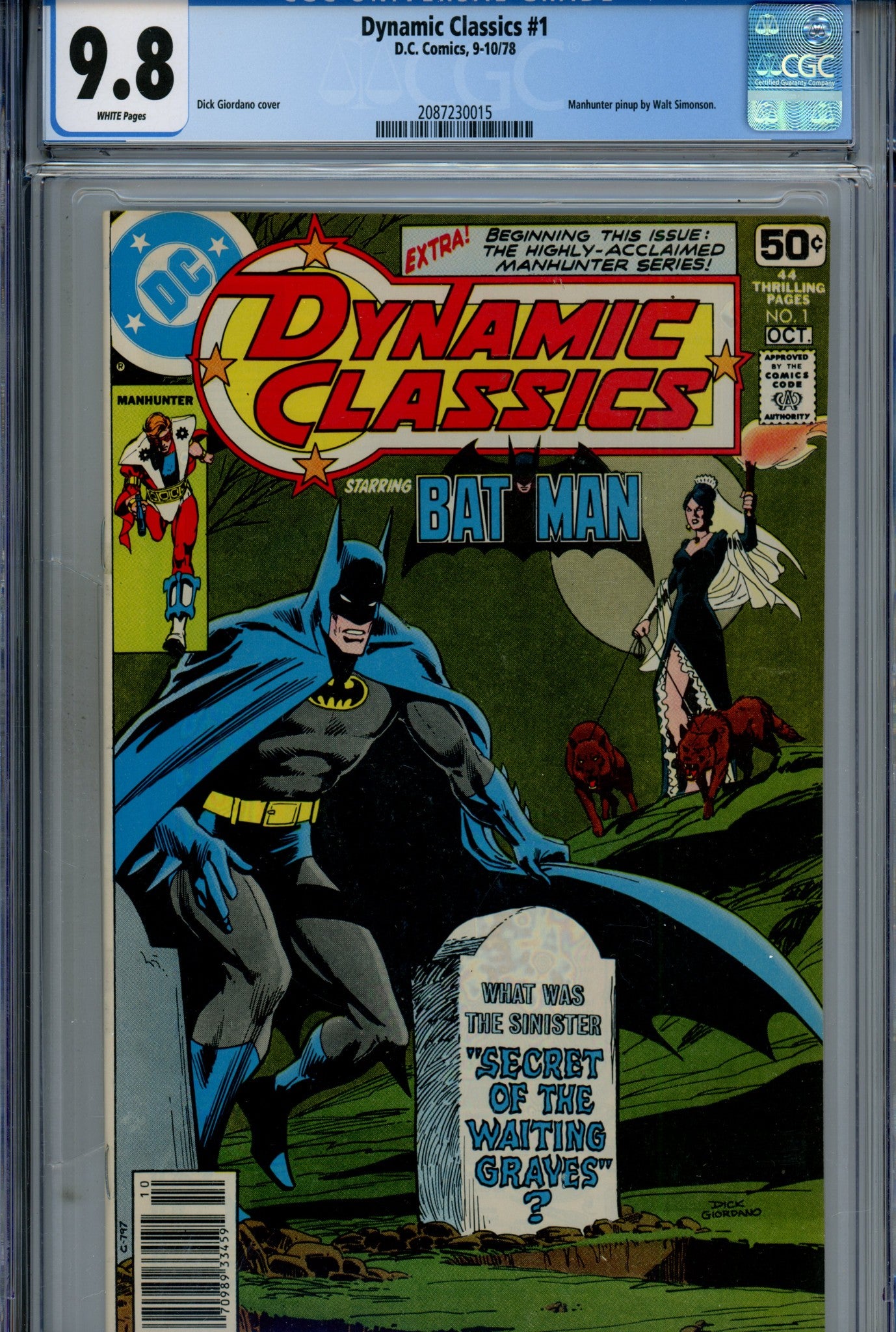 Dynamic Classics 1 CGC 9.8 (NM/M) (1978) 