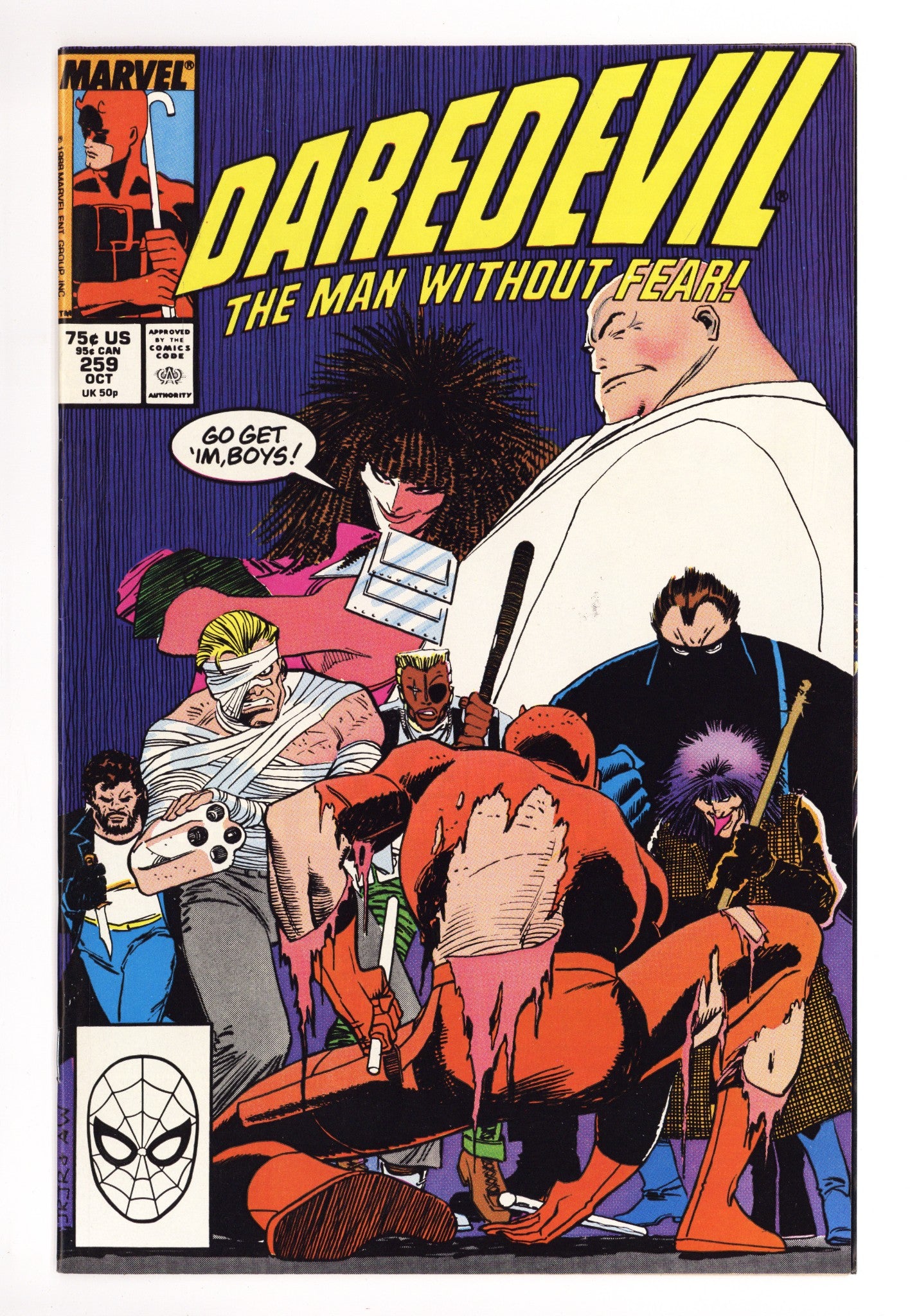 Daredevil Vol 1 259 Mid Grade (1988) 