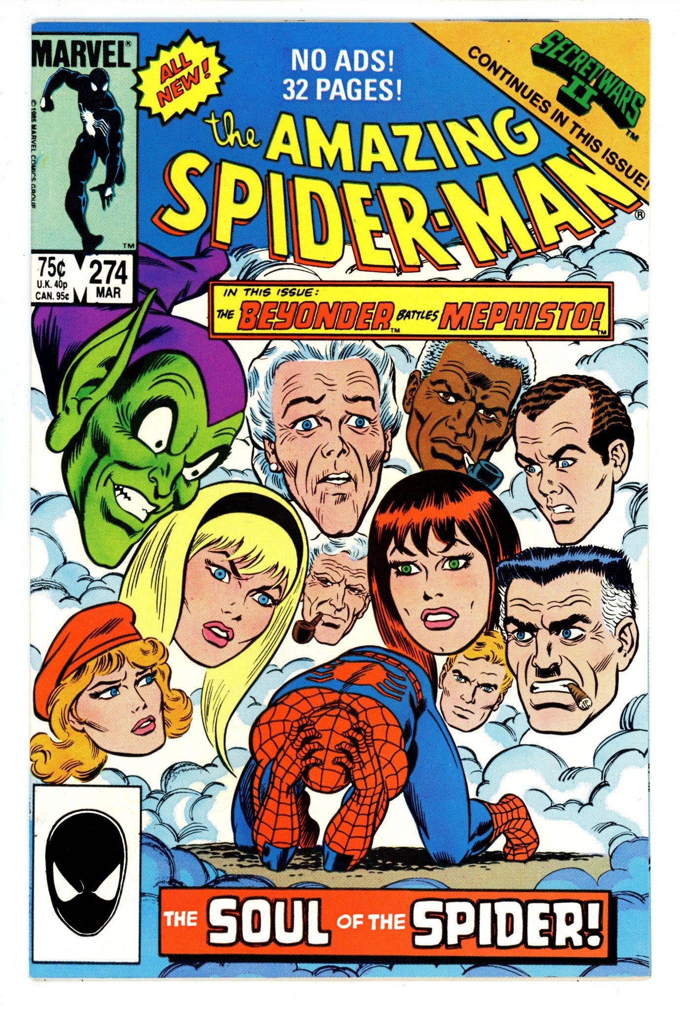 The Amazing Spider-Man Vol 1 274 VF+ (8.5) (1986) 