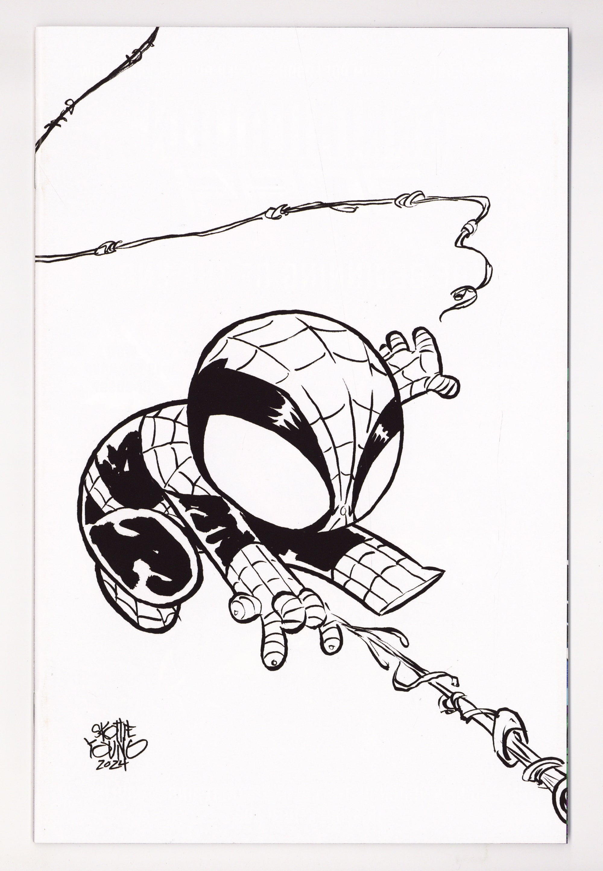 The Amazing Spider-Man Vol 6 51 (945)  NM (9.4)   (2024) Young B&W Virgin Incentive Variant  