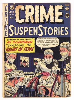 Crime SuspenStories Vol 1 10  VG (4.0)   (1952)