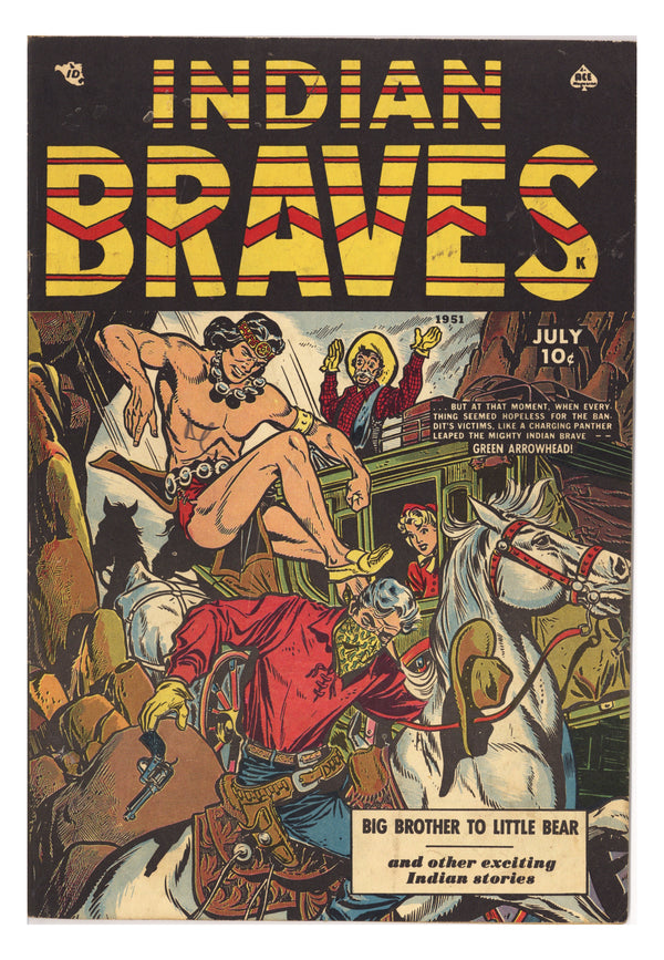 Indian Braves 3 VG+ (4.5) (1951)