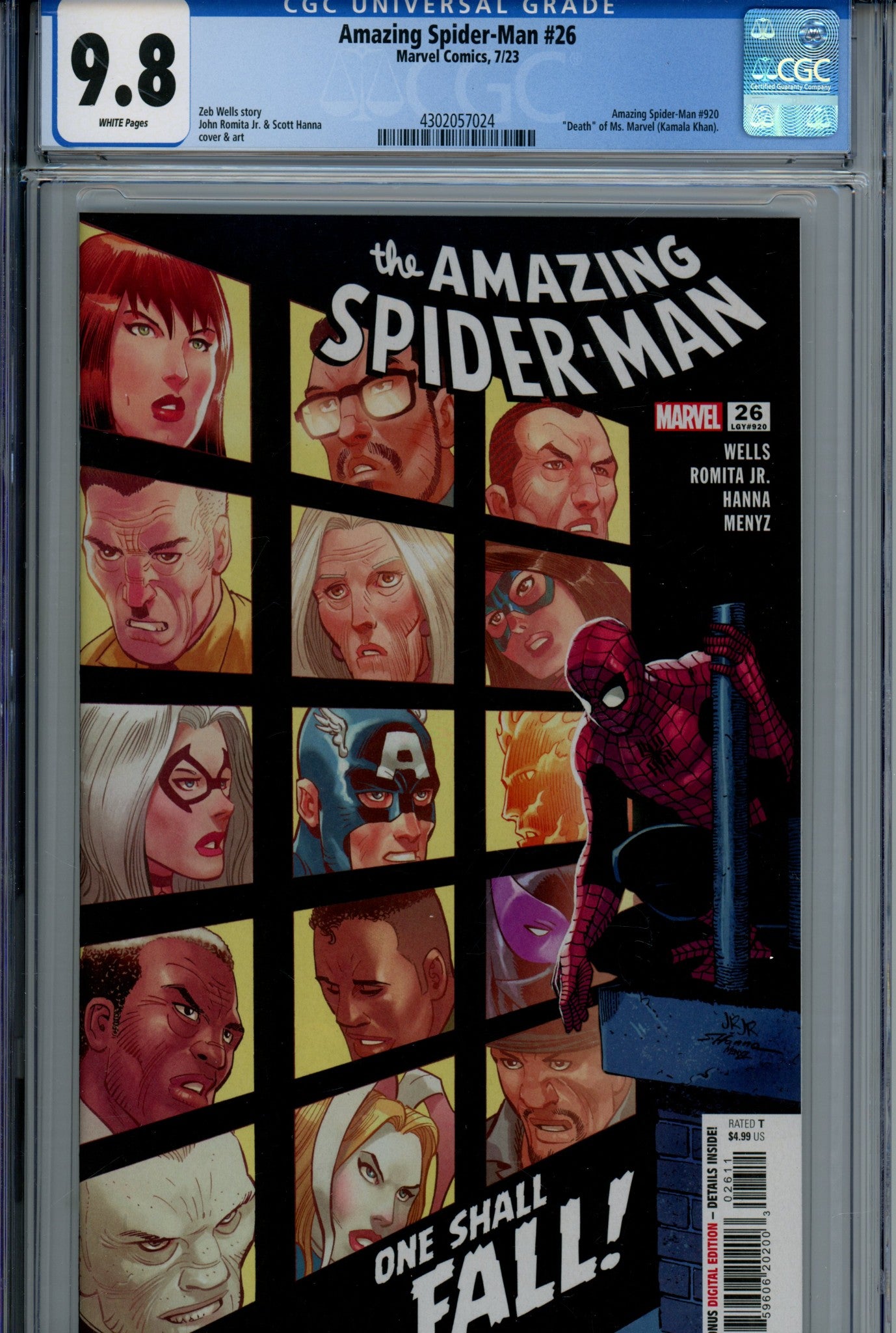 Amazing Spider-Man Vol 6 26 CGC 9.8 (2023)