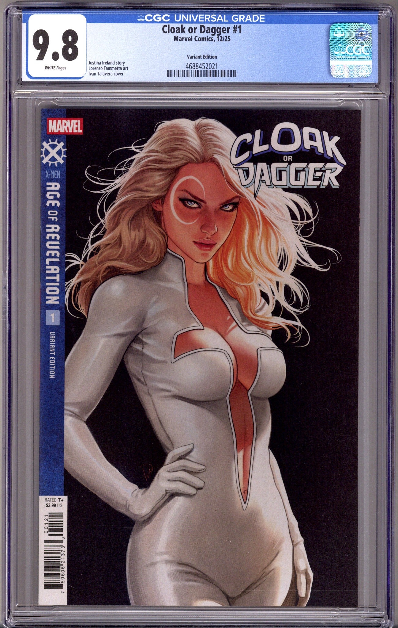 Cloak or Dagger 1 CGC 9.8 (NM/M) (2025) Talavera Variant 