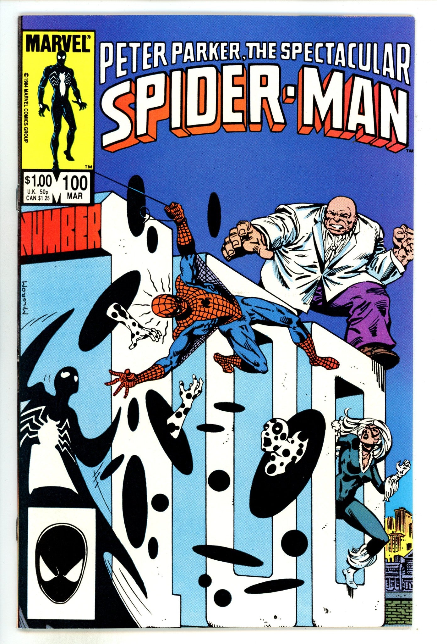 The Spectacular Spider-Man Vol 1 100 VF+ (8.5) (1985) 