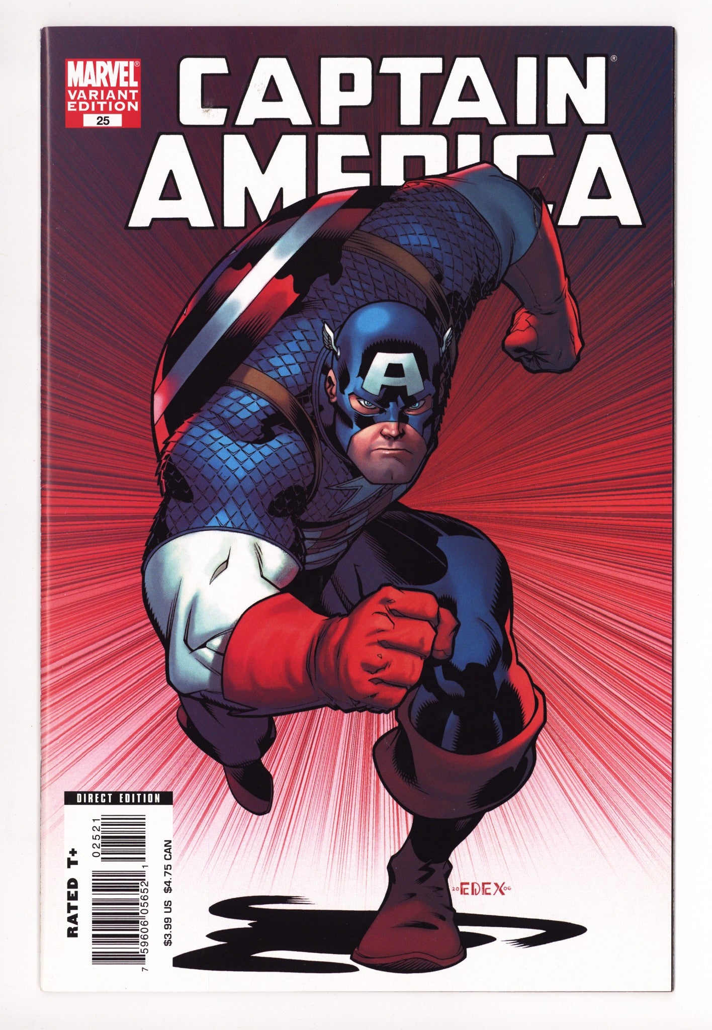 Captain America Vol 5 25  High Grade   (2007) McGuinness     Variant  