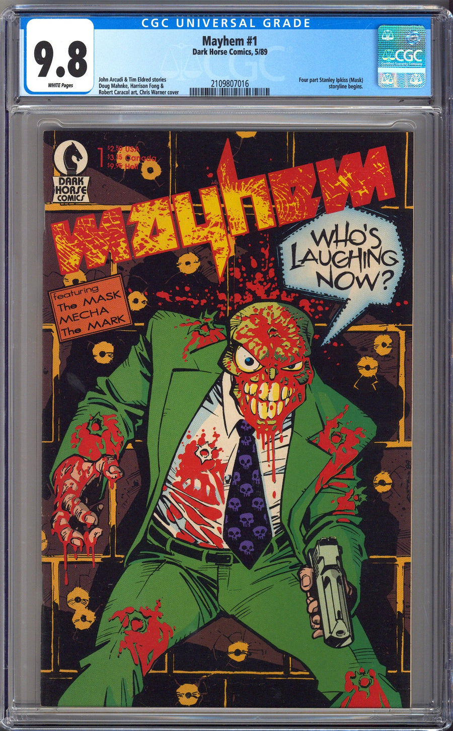 Mayhem 1 CGC 9.8 (NM/M) (1989) 