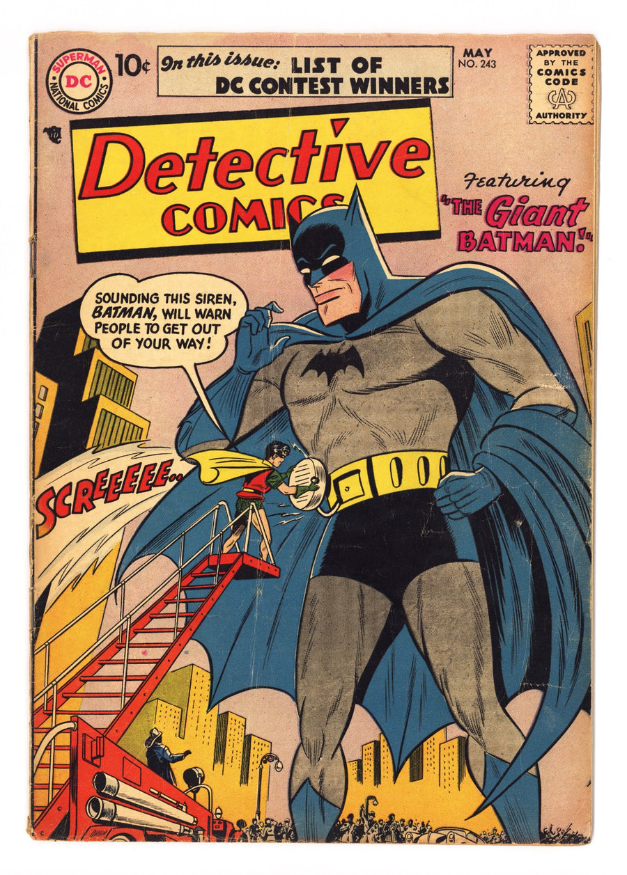 Detective Comics Vol 1 243 VG- (3.5) (1957) 
