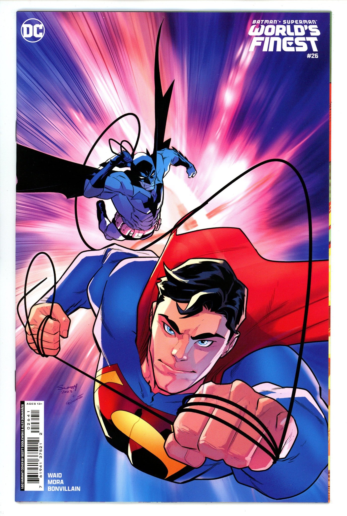 Batman Superman Worlds Finest 26 Godlewski Incentive Variant NM (2024)