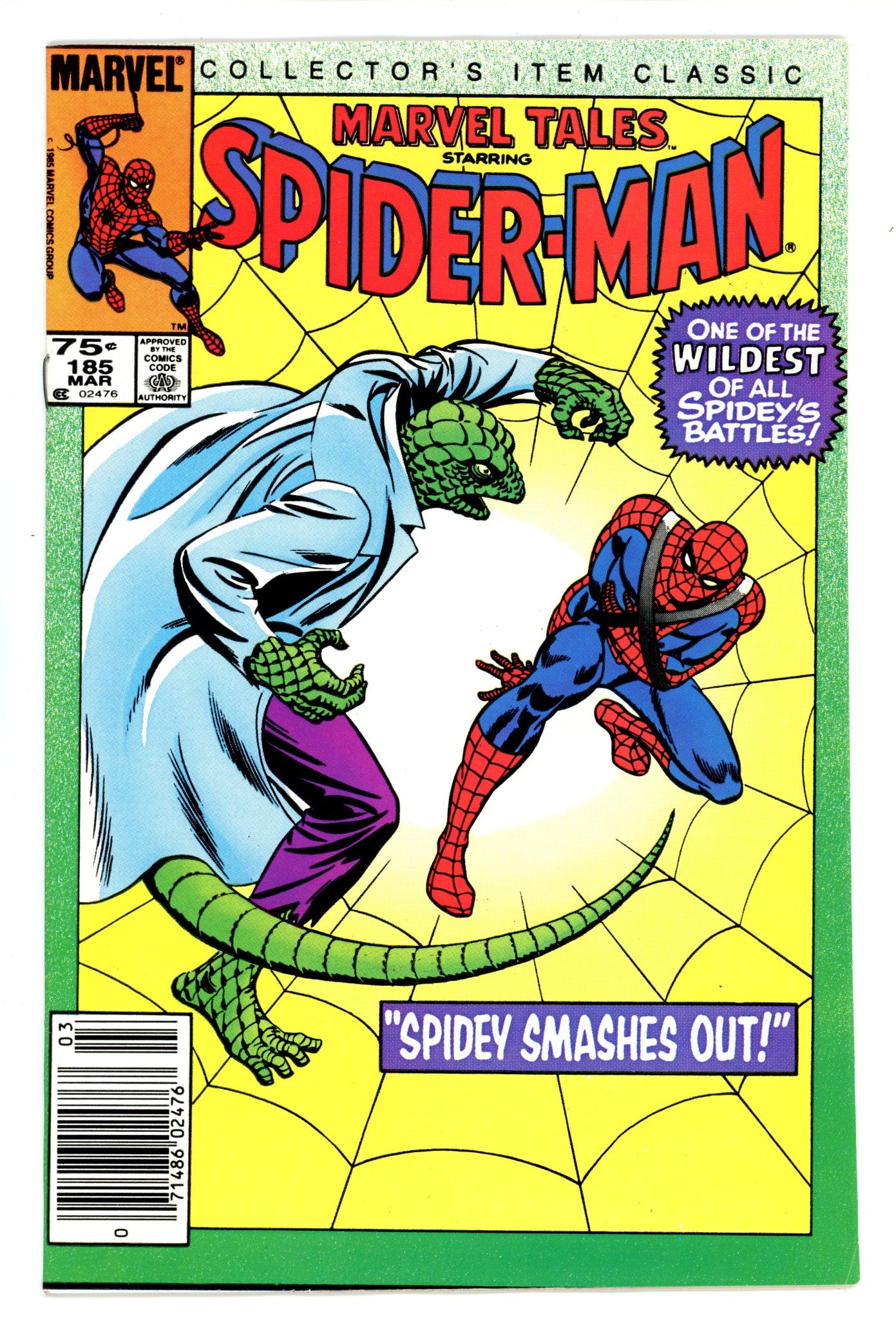 Marvel Tales Vol 2 185 Mid Grade (1986) Newsstand 