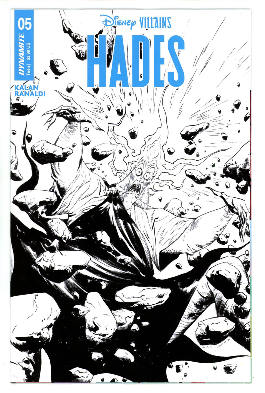 Disney Villains Hades 5 Lee B&W Incentive Variant (2024)