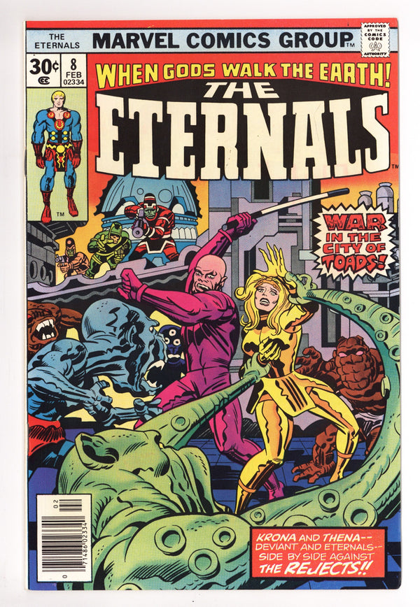 The Eternals Vol 1 8 VF/NM (9.0) (1977)