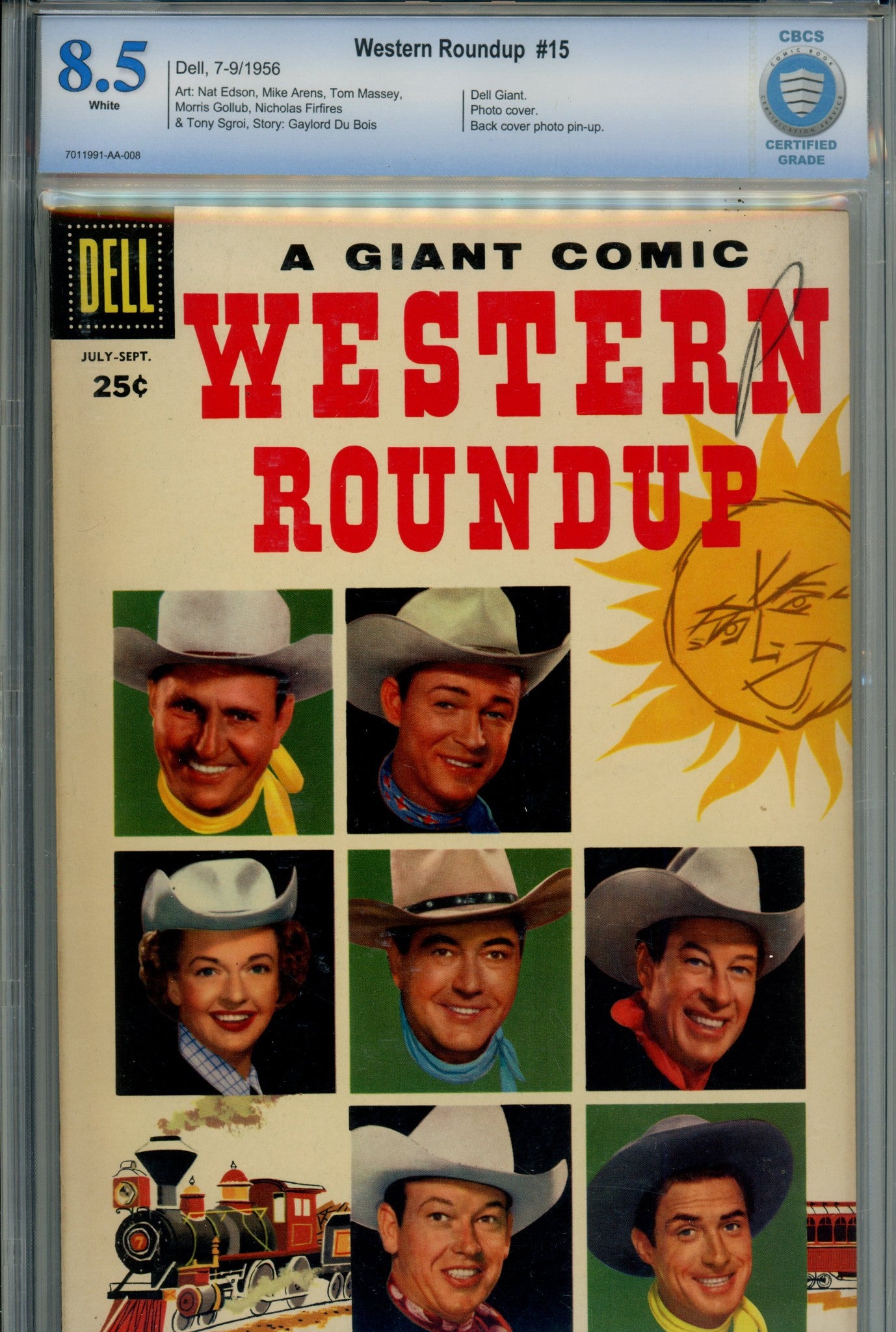 Western Roundup 15 CBCS 8.5 (VF+) (1956) 