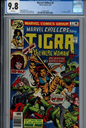 Marvel Chillers 5 CGC 9.8 (NM/M) (1976) 