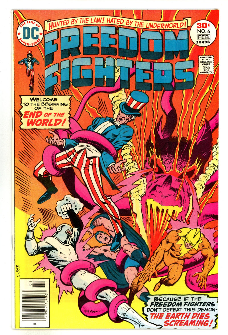 Freedom Fighters Vol 1 6 VF+ (8.5) (1977) 