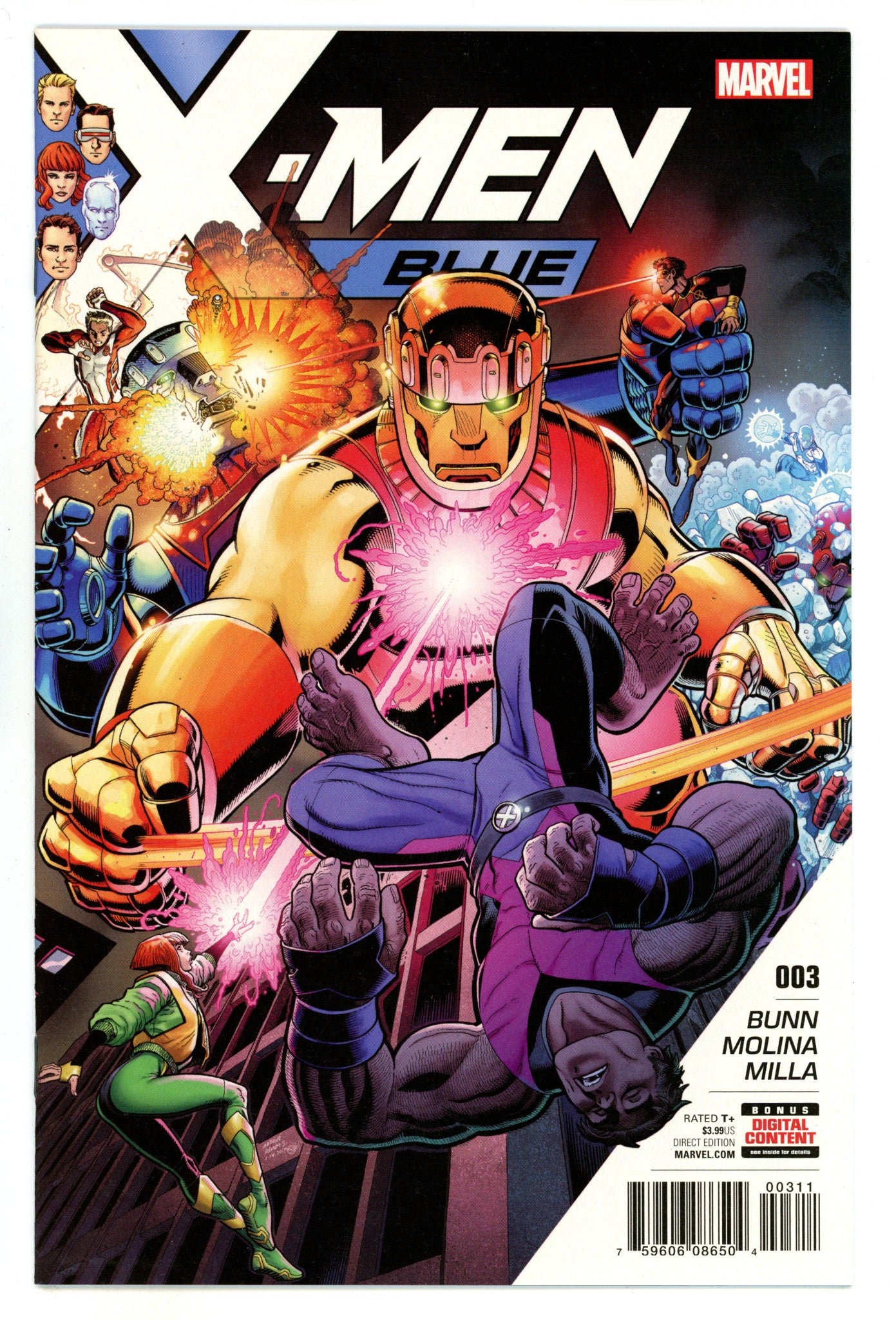 X-Men: Blue 3 High Grade (2017) 