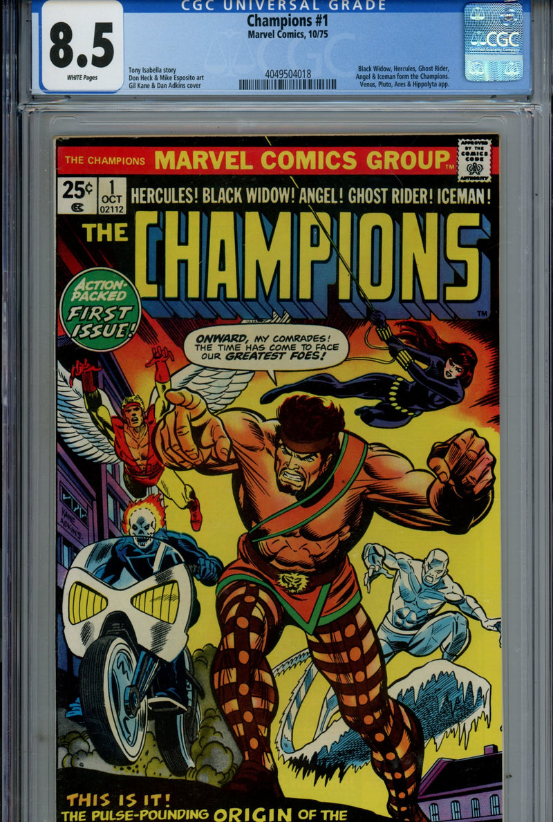 The Champions Vol 1 1 CGC 8.5 (VF+) (1975) 