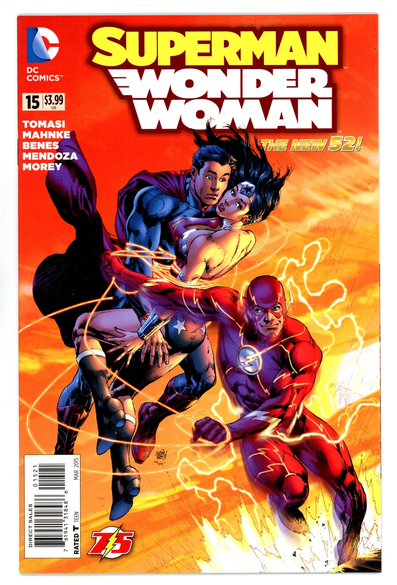Superman / Wonder Woman 15 High Grade (2015) Reis Variant 