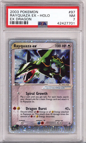 Pokemon Ex Dragon Rayquaza Ex - Holo PSA Near Mint 7 (2003)